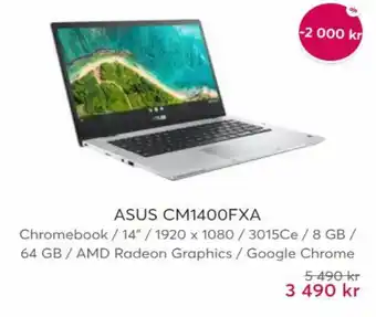 Webhallen Asus CM1400FXA erbjuda