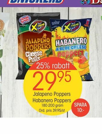 EKO Jalapeno Poppers Habanero Poppers erbjuda