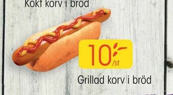 EKO Grillad korv i bröd erbjuda