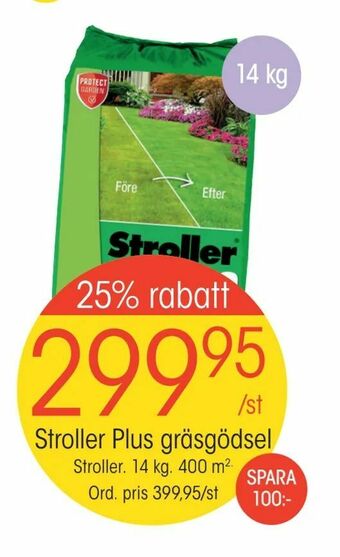 Stroller Plus gräsgödsel