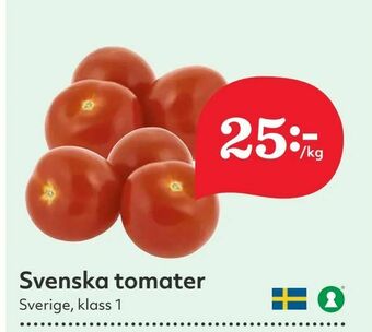 Hemköp Svenska tomater erbjuda