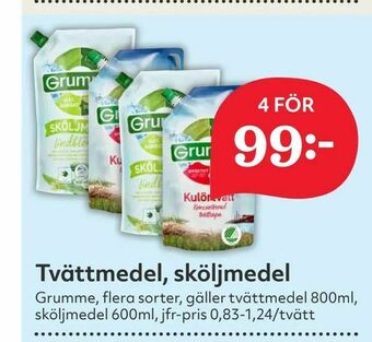Hemköp Tvättmedel, sköljmedel erbjuda