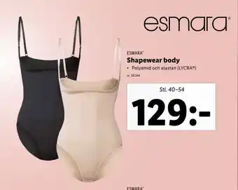 Lidl Shapewear body erbjuda