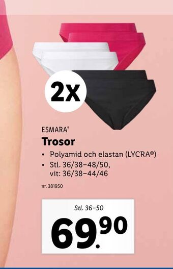 Lidl Trosor erbjuda