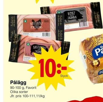 Matöppet Pålägg erbjuda