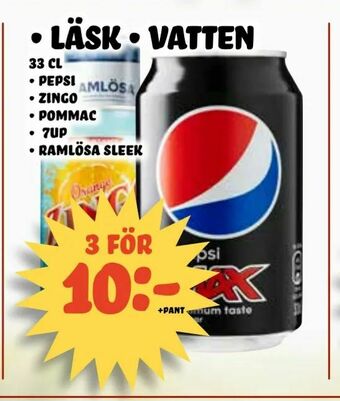 Nelins Läsk • Vatten erbjuda