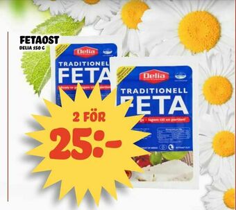 Nelins fetaost erbjuda
