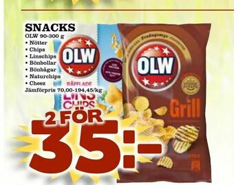 Nelins Snacks erbjuda
