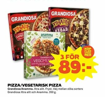 Stora Coop Pizza/vegetarisk pizza erbjuda