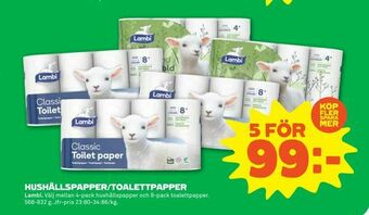 Stora Coop Hushållspapper/toalettpapper erbjuda