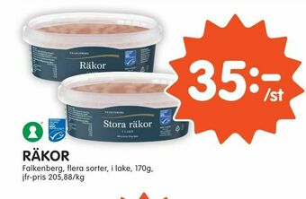 Tempo Räkor erbjuda