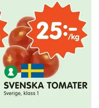 Tempo Svenska tomater erbjuda