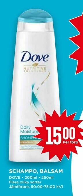 Willys Schampo, balsam erbjuda