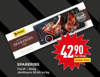Willys Spareribs erbjuda