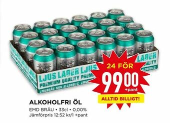 Willys Alkoholfri öl erbjuda