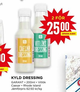 Willys Kyld dressing erbjuda