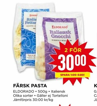 Willys Färsk pasta erbjuda