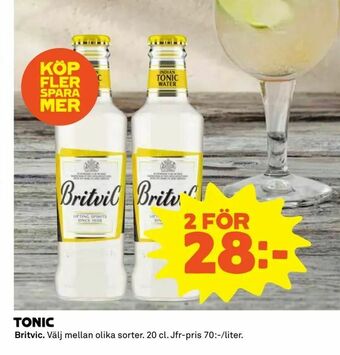 Coop Extra Tonic erbjuda