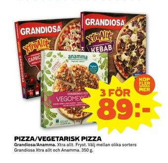 Coop Forum Pizza/vegetarisk pizza erbjuda