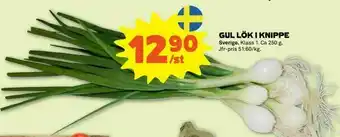 Coop Forum Gul lök i knippe erbjuda