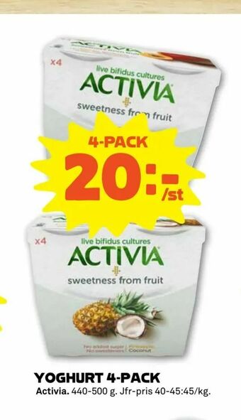 Coop Forum Yoghurt 4-pack erbjuda