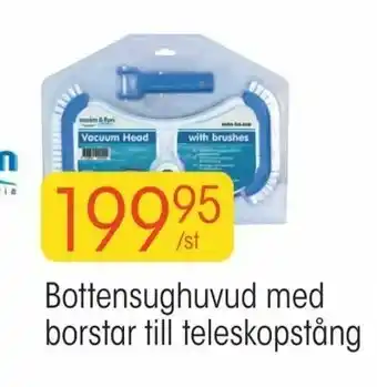EKO Bottensughuvud med borstar till teleskopstång erbjuda