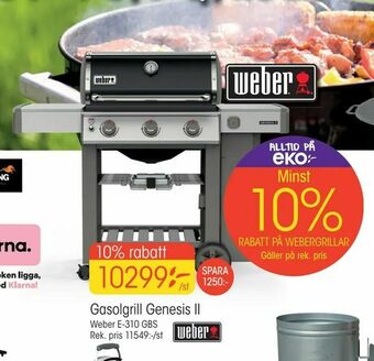 EKO Gasolgrill Genesis II erbjuda