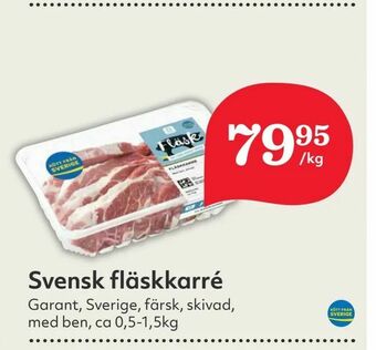 Hemköp Svensk fläskkarré erbjuda