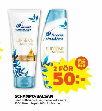 Stora Coop Schampo/balsam erbjuda