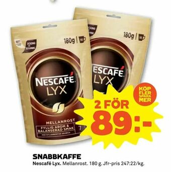 Stora Coop Snabbkaffe erbjuda