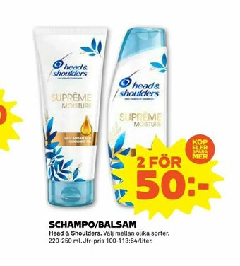 Coop Forum Schampo/balsam erbjuda