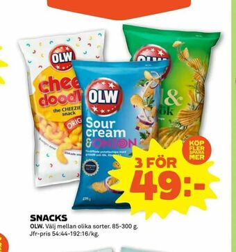 Coop Forum Snacks erbjuda