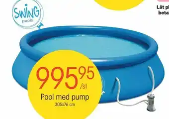 EKO Pool med pump erbjuda