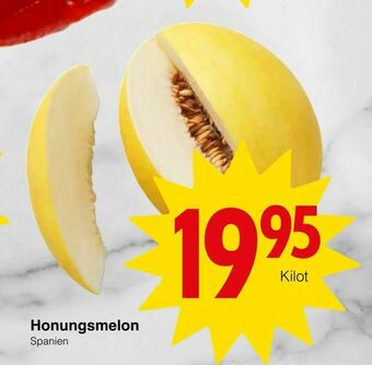 Matöppet Honungsmelon erbjuda