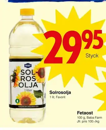 Solrosolja