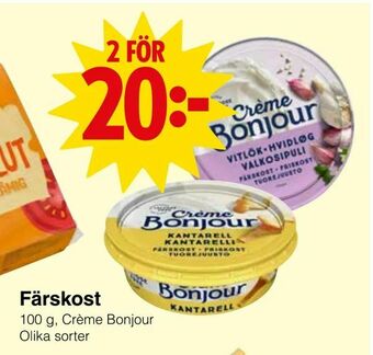 Matöppet Färskost erbjuda
