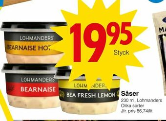 Matöppet Såser erbjuda