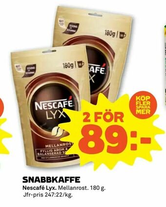 Stora Coop Snabbkaffe erbjuda