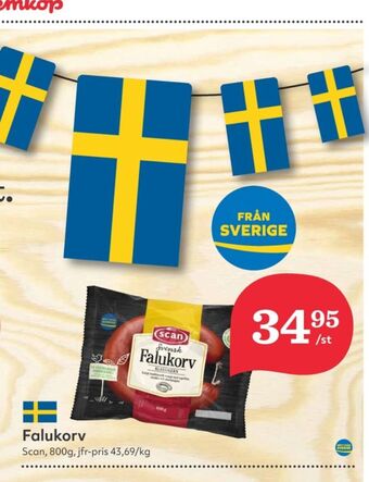 Hemköp Scan falukorv erbjuda