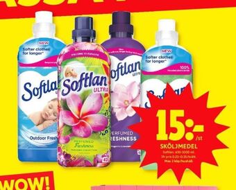 ICA Kvantum Softlan sköljmedel erbjuda