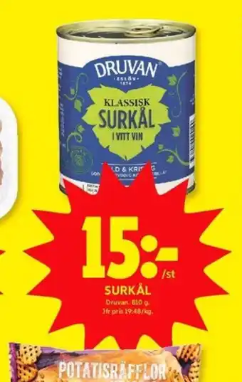 Druvan surkål