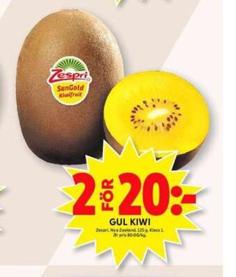ICA Maxi Zespri gold kiwi erbjuda