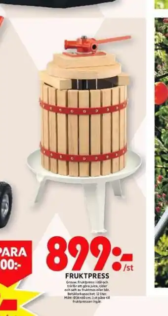 Grouw fruktpress
