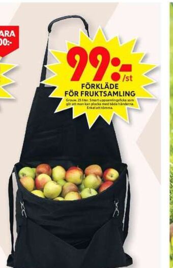 ICA Maxi Grouw fruktförkläde erbjuda