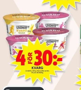 ICA Maxi Lindahls kvarg erbjuda