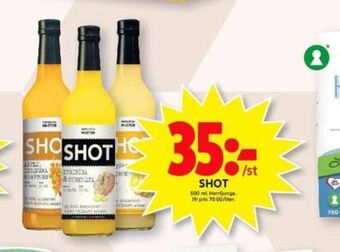 ICA Maxi Herrljunga juiceshot erbjuda