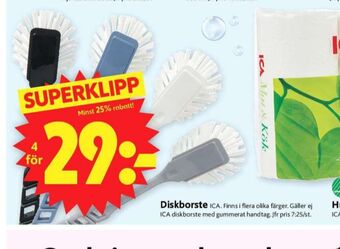 ICA Supermarket Ica diskborste erbjuda