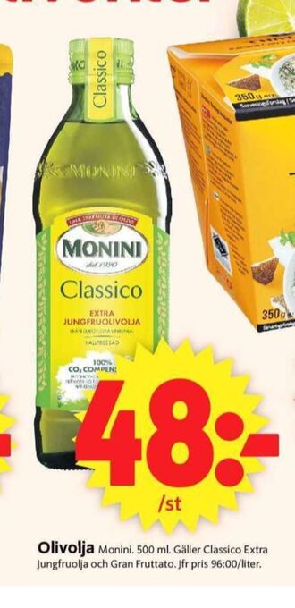 ICA Supermarket Monini olivolja erbjuda