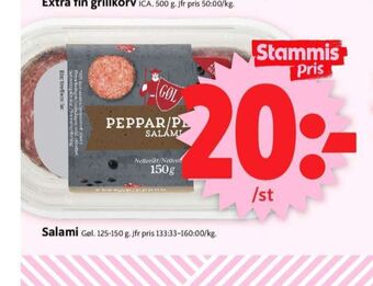 ICA Supermarket Gøl salami erbjuda