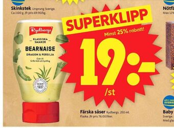 ICA Supermarket Rydbergs såser erbjuda